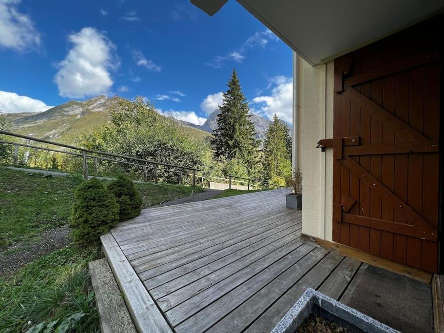 Appartement La Clusaz Avec Terrasse Sur Les Pistes De Ski Маниго Экстерьер фото